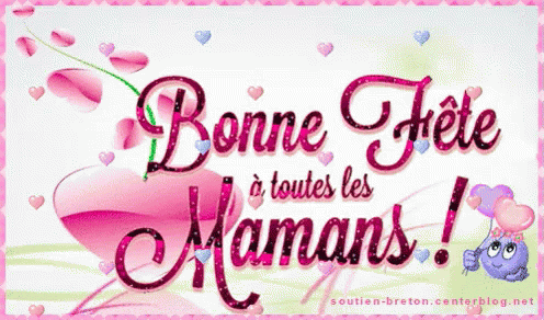 Bonne Fête Des Mères GIF - Bonne Fete Maman Hearts Love - Discover & Share  GIFs