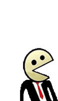 Pacman Face Sticker - Pacman Face Blink Stickers