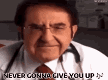 Never Gonna Give You Up Dr Now GIF