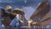 a screenshot of a video game shows a statue of beast return to its place