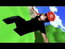 Mario Tells You To Touch Grass GIF