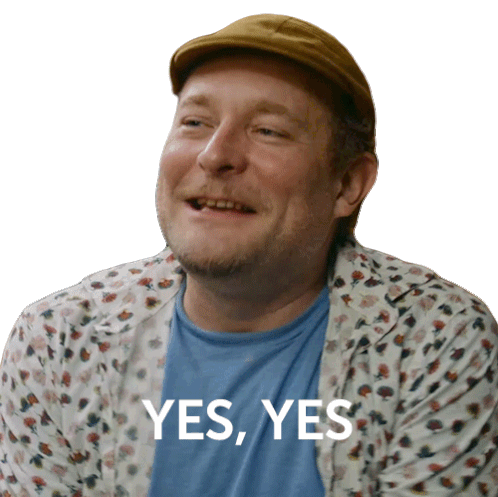 Yes Yes James Adomian Sticker - Yes Yes James Adomian Stay Tooned Stickers