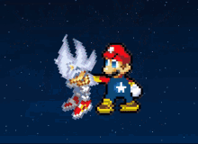 Mario Sonic GIF - Mario Sonic Fight GIFs