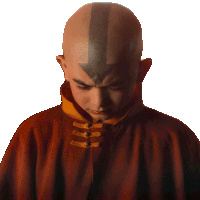 Confused Aang Sticker - Confused Aang Avatar The Last Airbender Stickers