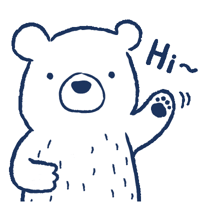 White Bear Sticker - White Bear Hi Stickers