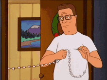 Bobby Eating X-mas Popcorn - King Of The Hill GIF - King Of The Hill Bobby Hill Hank Hill GIFs