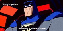 The Hammer Ot Justice Is Unisex..Gif GIF - The Hammer Ot Justice Is Unisex. Batman Symbol GIFs