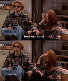 Move Your Hand That70s Show GIF - Move Your Hand That70s Show Steven Hyde GIFs