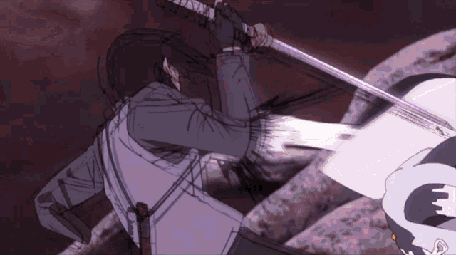 Sword, fight and gif gif anime #119533 on animesher.com