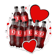 Te Quiero Love Sticker - Te Quiero Love Cocacola Stickers