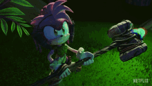 Surprised Look Sonic Prime GIF - Surprised Look Sonic Prime What Is It GIFs