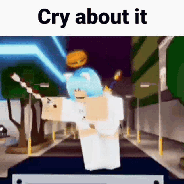 When you cry for everything (meme) ROBLOX 