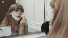 Applying A Mask Courtney Marie Andrews GIF - Applying A Mask Courtney Marie Andrews Courtney Marie Andrews Channel GIFs