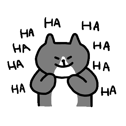 Cat Gray Sticker - Cat Gray Fighting Stickers