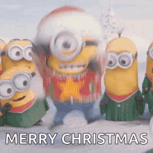 Merry Christmas Excited GIF - Merry Christmas Excited Minions GIFs