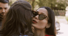 Cheek Kissing Freida Pinto GIF - Cheek Kissing Freida Pinto Amanda GIFs
