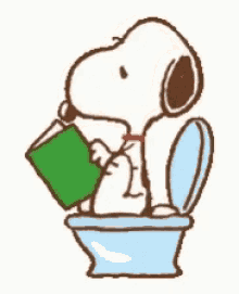 Reading Working GIF - Reading Working Snoopy GIFs