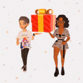 1r2muses Gift GIF - 1r2muses Gift Cadeau GIFs