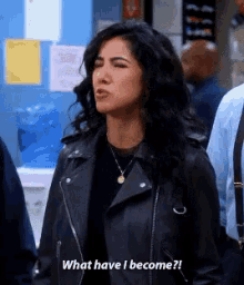 Question Everything GIF - Brooklyn Nine Nine What Have I Become Not Myself GIFs