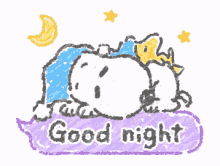 Snoopy Good Night GIF - Snoopy Good Night Sweet Dreams GIFs