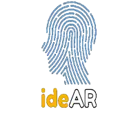 a logo with a fingerprint and the word idear below it