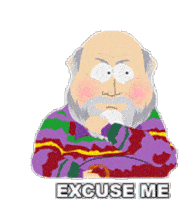 Excuse Me South Park Sticker - Excuse Me South Park Butt Out Stickers