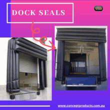 Dock Seals Loading Dock Equipment GIF - Dock Seals Loading Dock Equipment Loading Truck GIFs