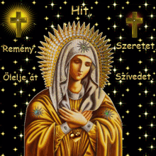 Hit Szeretet Virgin Mary GIF