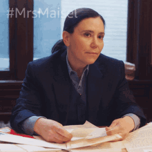 Rolling Eyes Susie Myerson GIF - Rolling Eyes Susie Myerson The Marvelous Mrs Maisel GIFs