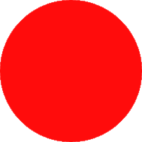 Red Circle Blink Sticker
