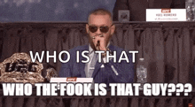 Conor Mc Gregor Who The Fook Is That Guy GIF