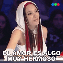El Amor Es Algo Muy Hermoso La Joaqui GIF - El Amor Es Algo Muy Hermoso La Joaqui Got Talent Argentina GIFs