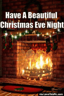 Christmas Eve GIF - Christmas Eve Fireplace GIFs