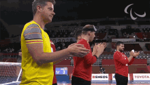 Clapping Belgium Paralympic Goalball Team GIF - Clapping Belgium Paralympic Goalball Team Wethe15 GIFs