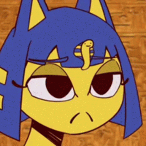 Ankha Blush GIF - Ankha Blush Angry - Discover & Share GIFs