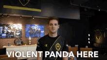 Violent Panda Here Introducing GIF - Violent Panda Here Violent Panda Introducing GIFs