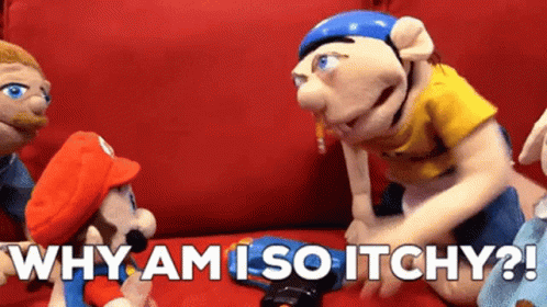 Sml Jeffy GIF - Sml Jeffy Itchy GIFs