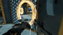 warping portal kill shotgun bang