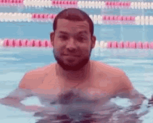 Justin Tinsley Hi GIF - Justin Tinsley Hi Learning To Swim GIFs