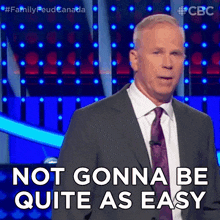 Not Gonna Be Quite As Easy Gerry Dee GIF - Not Gonna Be Quite As Easy Gerry Dee Family Feud Canada GIFs