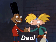 Deal GIF - Hey Arnold Deal Handshake GIFs