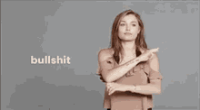 Bullshit Sign Language GIF