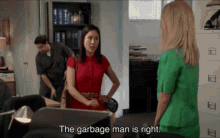 Garbage Garbage Boss GIF - Garbage Garbage Boss Fresh Off The Boat GIFs