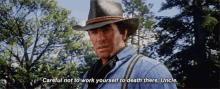 Arthur Morgan Carefull Not To Work Yourself To Death There Uncle GIF