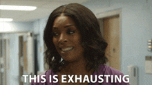 This Is Exhausting Marley GIF - This Is Exhausting Marley Tasha Smith GIFs