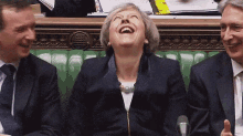 Theresa May GIF - Theresa May Laughing GIFs