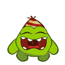 crying om nom om nom and cut the rope sad unhappy