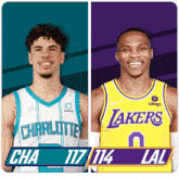 Charlotte Hornets (117) Vs. Los Angeles Lakers (114) Post Game GIF - Nba Basketball Nba 2021 GIFs
