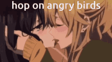 Angry Birds Girl Kiss GIF - Angry Birds Girl Kiss Angry GIFs