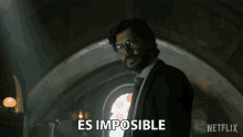 Es Imposible El Profesor GIF - Es Imposible El Profesor Alvaro Morte GIFs